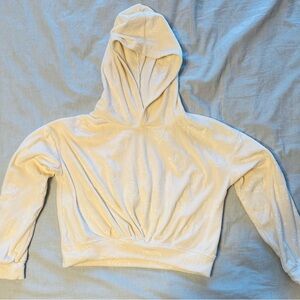 Cream Hooded Sweatshirt